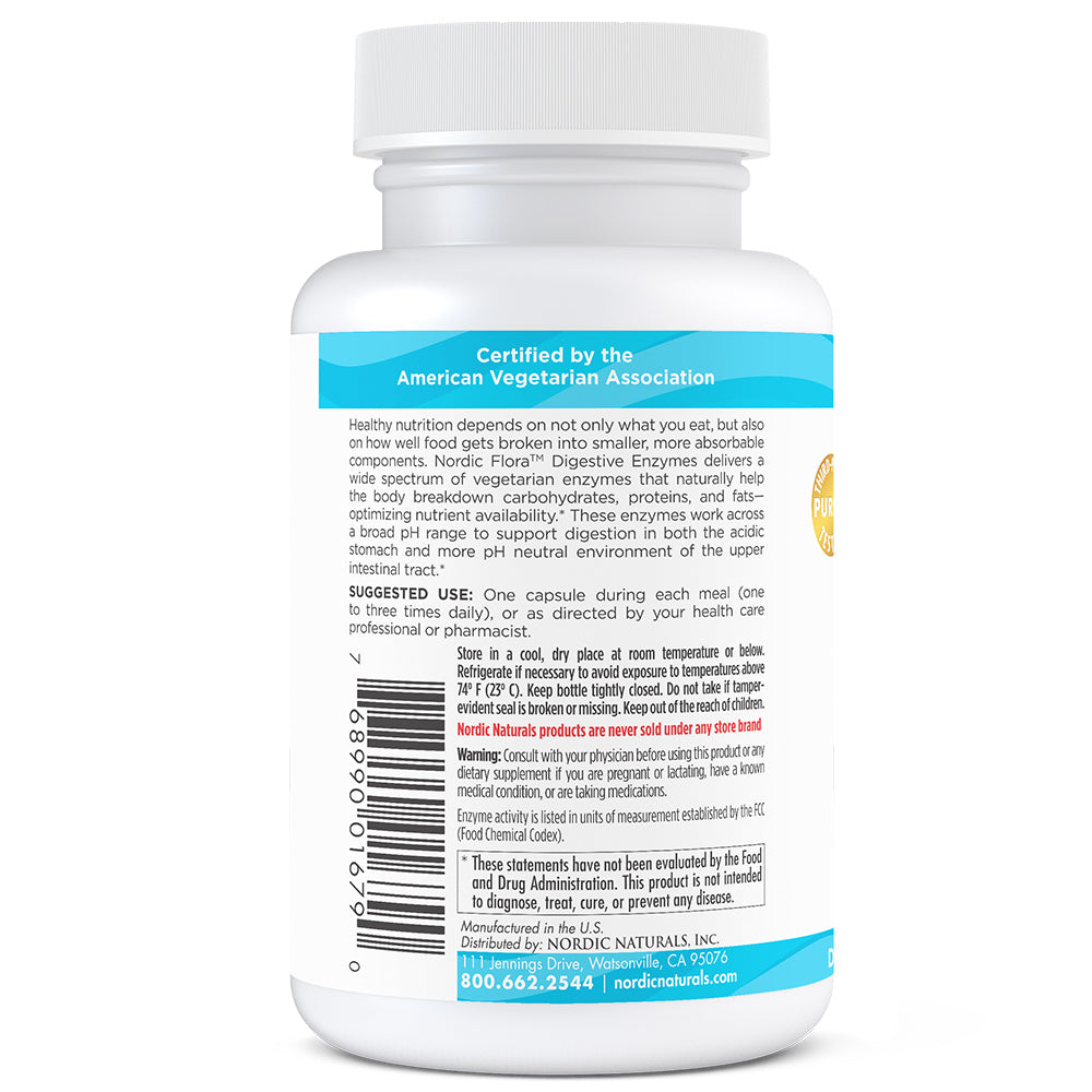Nordic Flora Digestive Enzymes Nordic Naturals Singapore